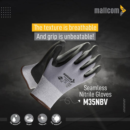 Are M35NBV Seamless Nitrile Gloves EN 388:2016 + A1:2018 Compliant?