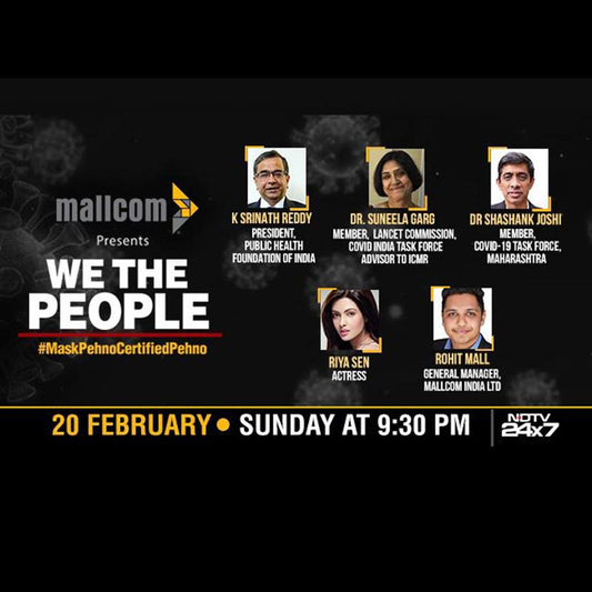 JOIN THE FIGHT AGAINST UNCERTIFIED MASK TOMORROW AT 9.30PM ONLY ON NDTV IN WE THE PEOPLE